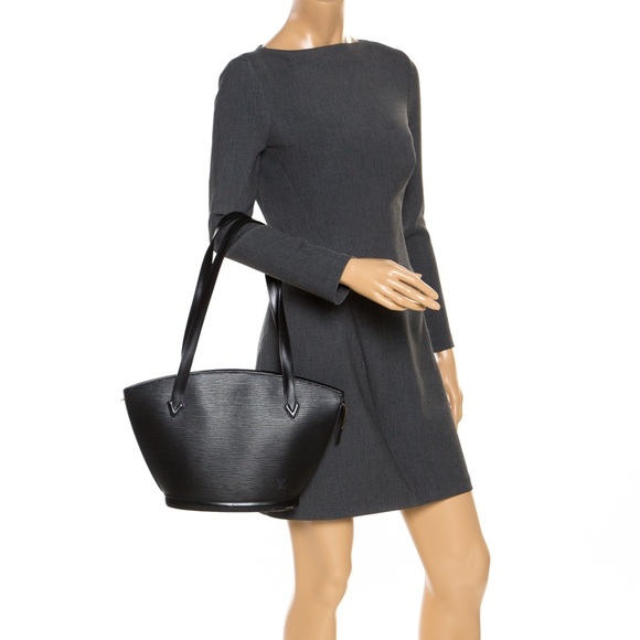 Louis Vuitton Vintage Black Epi Leather Saint Jacques Long Strap PM Tote Bag - Picture 2 of 16